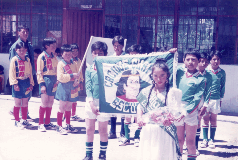 El legado español el día de la patronal en el colegio